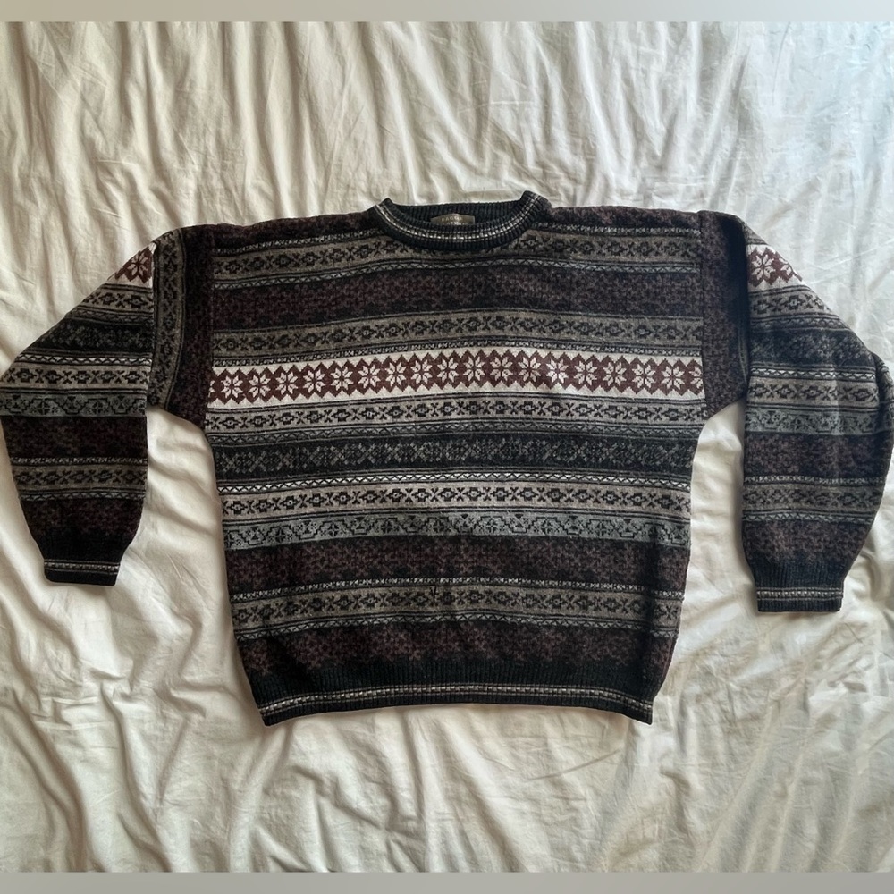 Haggar Clothing Co. fair isle sweater